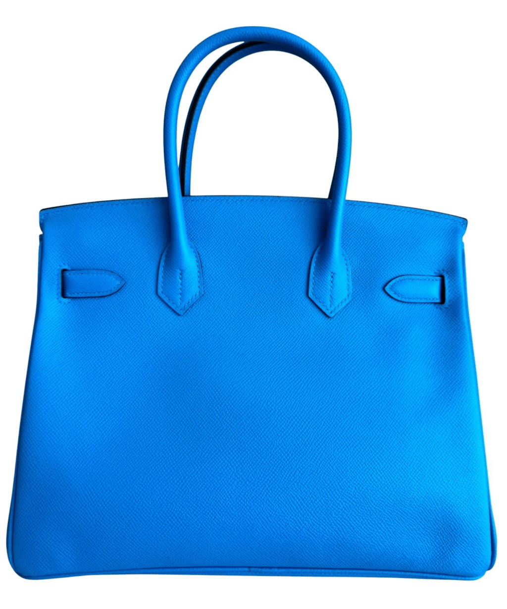 Bleu Frida Epsom Birkin 30 Gold Hardware, 2019