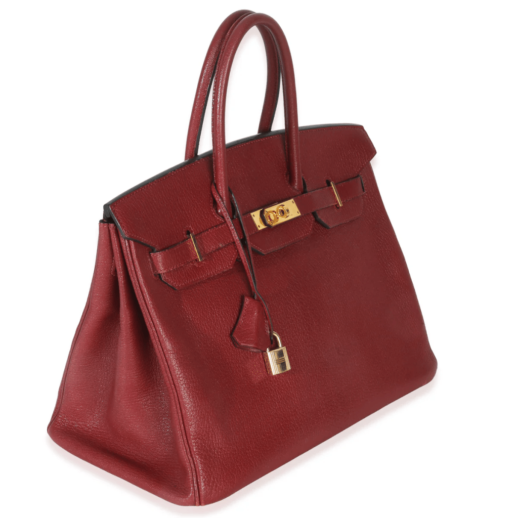 Rouge Grenat Chèvre de Coromandel Birkin 35 Gold Hardware, 2004