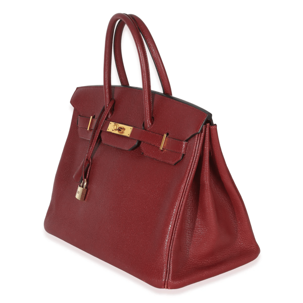 Rouge Grenat Chèvre de Coromandel Birkin 35 Gold Hardware, 2004