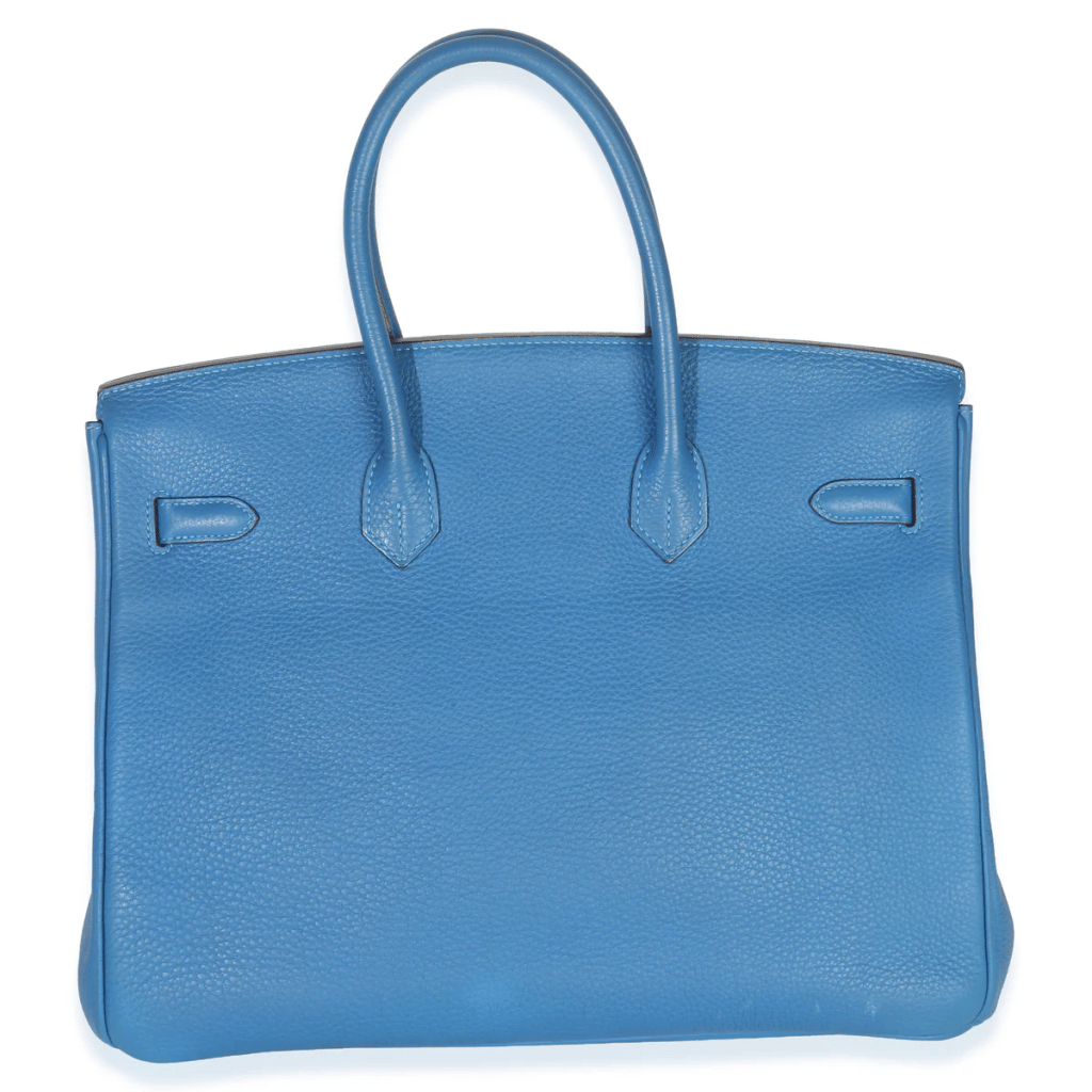Bleu Zellige Togo Birkin 35 Palladium Hardware, 2010