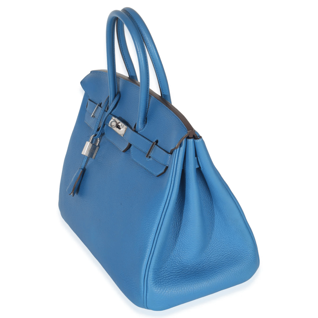 Bleu Zellige Togo Birkin 35 Palladium Hardware, 2010
