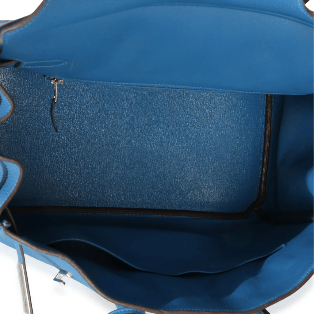 Bleu Zellige Togo Birkin 35 Palladium Hardware, 2010