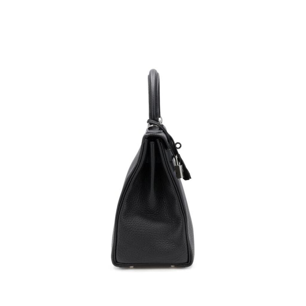 Black Togo Retourne Kelly 28 Palladium Hardware, 2026