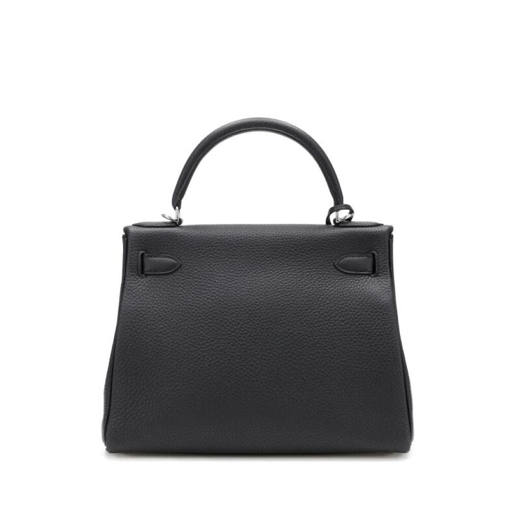 Black Togo Retourne Kelly 28 Palladium Hardware, 2026