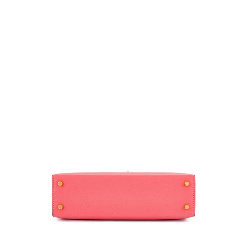 Rose Lipstick Chèvre Mysore Mini Kelly 20 II Gold Hardware, 2016