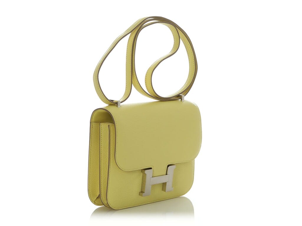 Limoncello Chèvre Mysore Mini Constance 18 Palladium Hardware, 2024