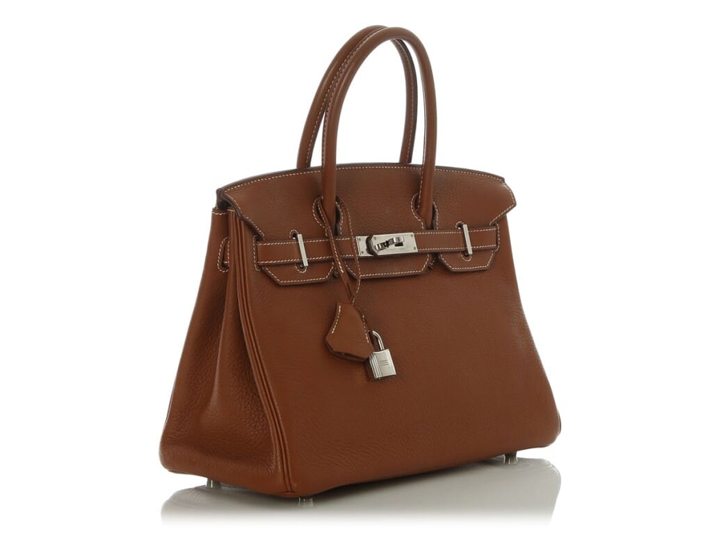 Gold Togo Birkin 30 Palladium Hardware, 2008