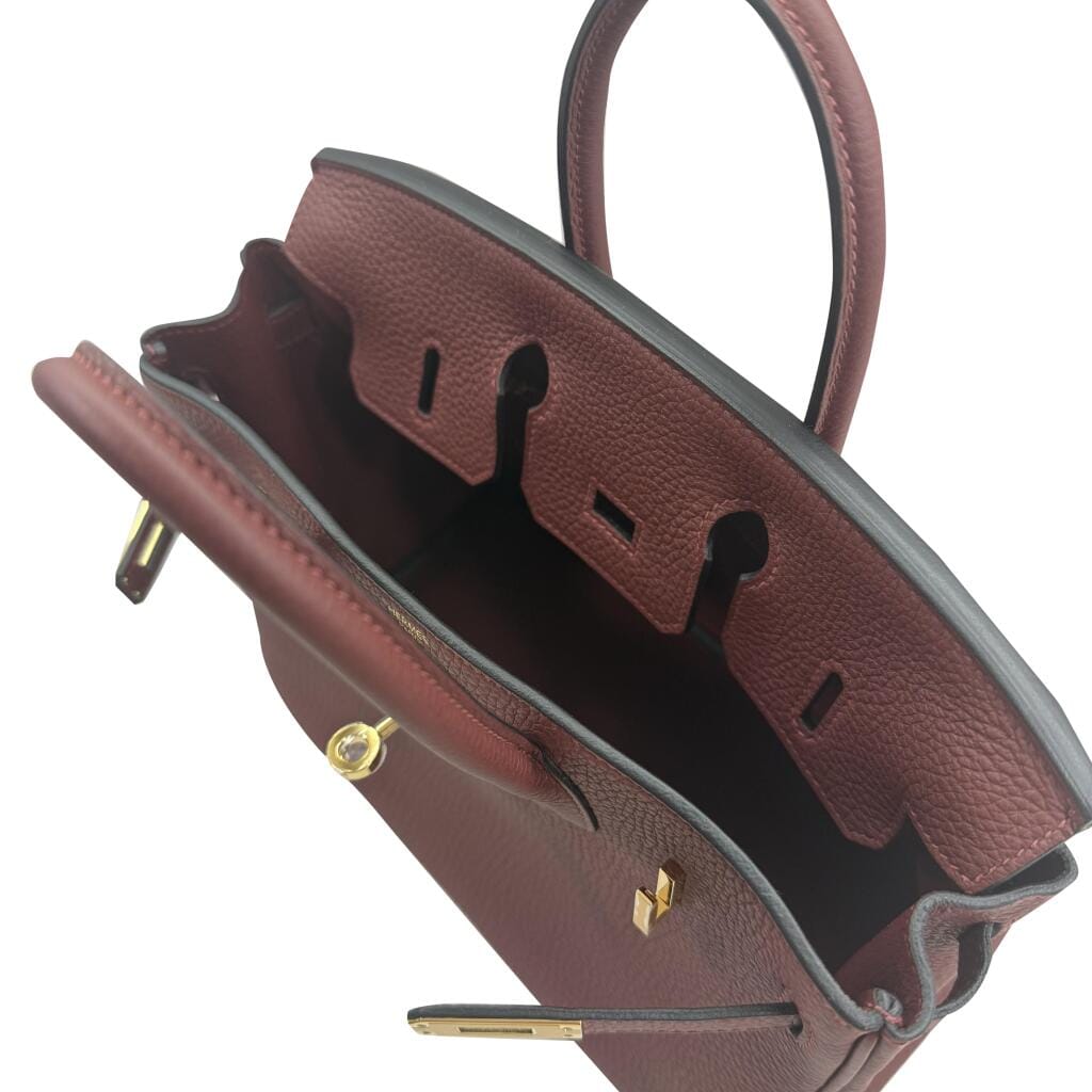 Rouge H Togo Birkin 25 Gold Hardware, 2025