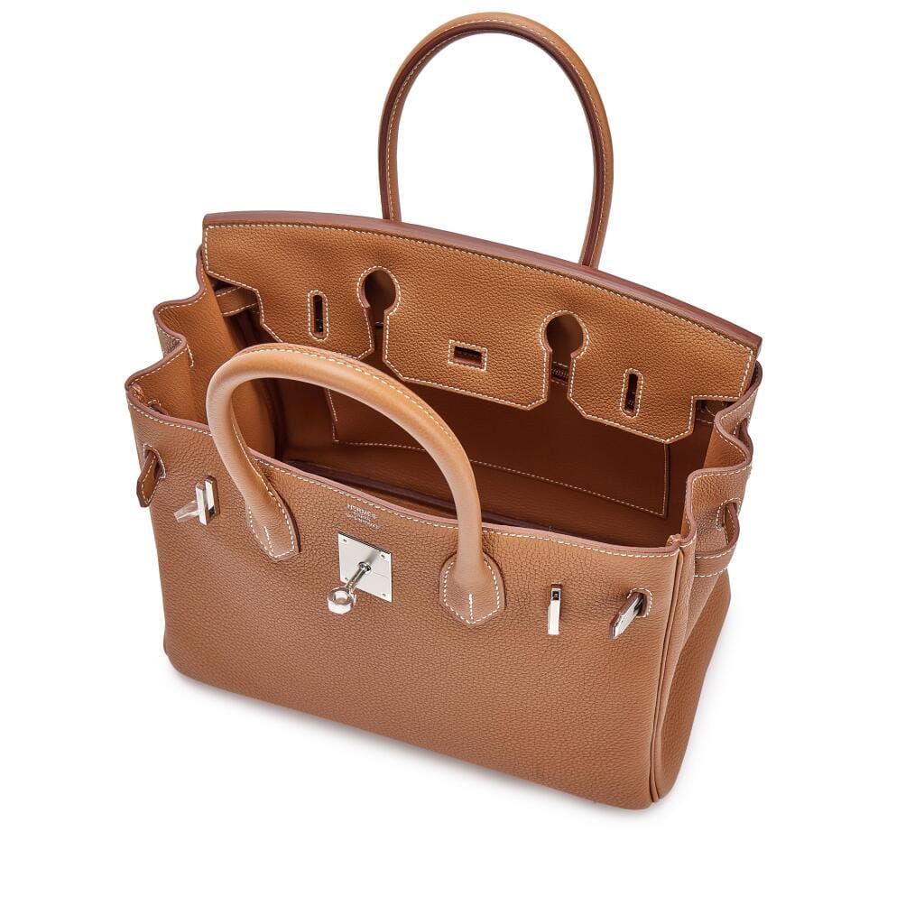 Gold Togo Birkin 30 Palladium Hardware, 2026