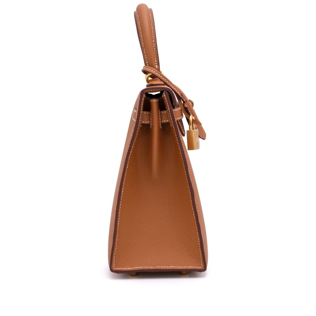 Gold Epsom Kelly 25 Sellier Gold Hardware, 2026