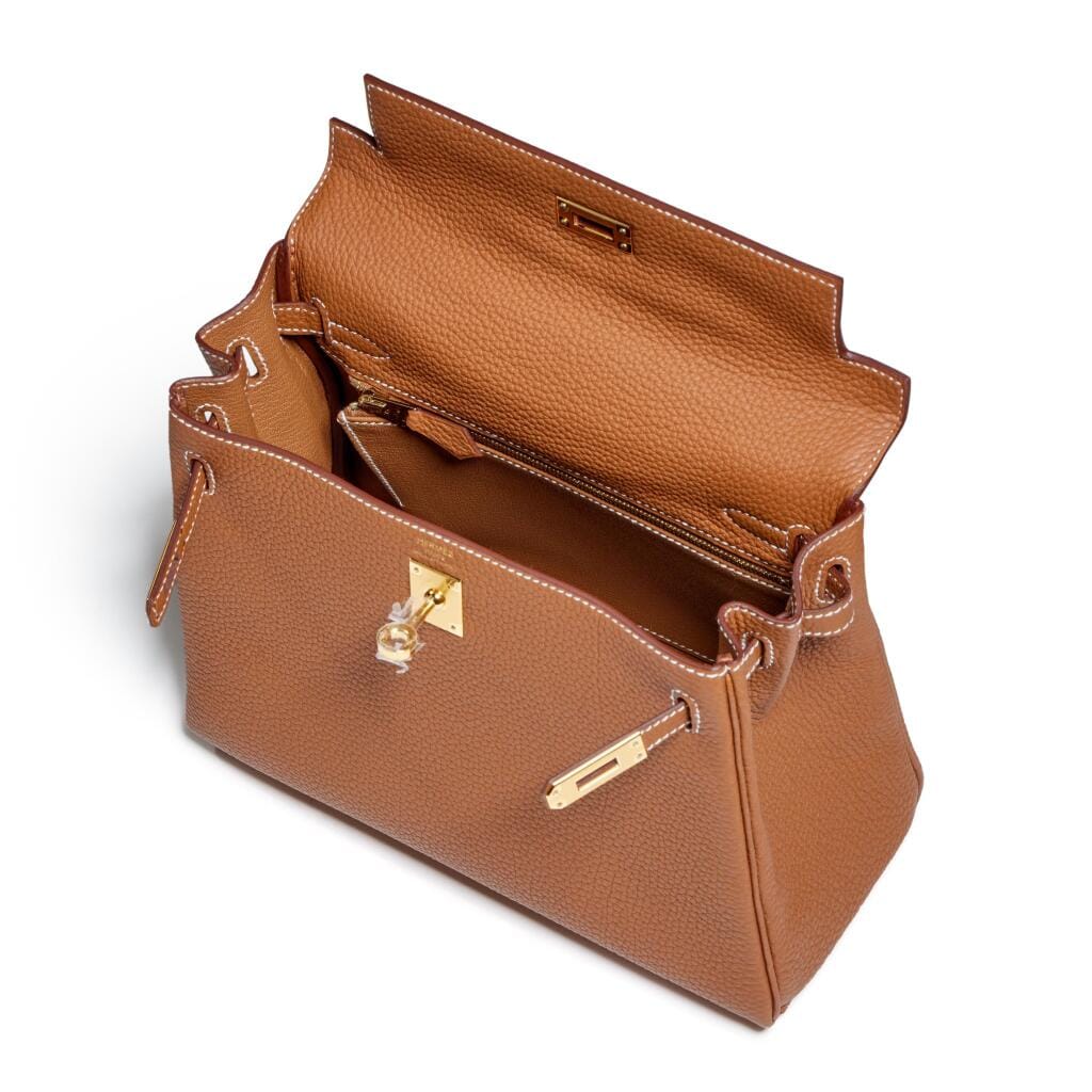 Gold Togo Kelly 25 Retourne Gold Hardware, 2025
