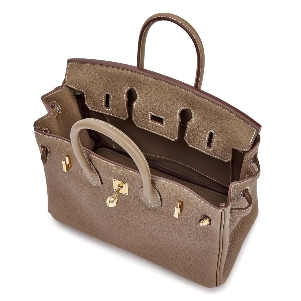 Etoupe Togo Birkin 25 Gold Hardware, 2026
