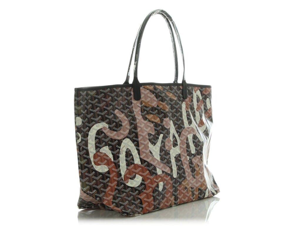 Pink Lettres Camouflage Goyardine Coated Canvas Saint Louis GM Tote, 2023