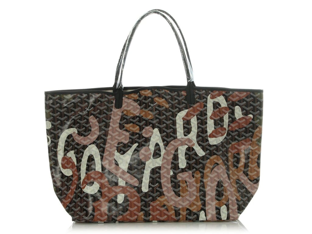 Pink Lettres Camouflage Goyardine Coated Canvas Saint Louis GM Tote, 2023