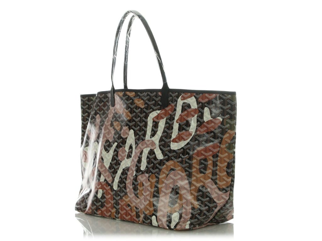 Pink Lettres Camouflage Goyardine Coated Canvas Saint Louis GM Tote, 2023