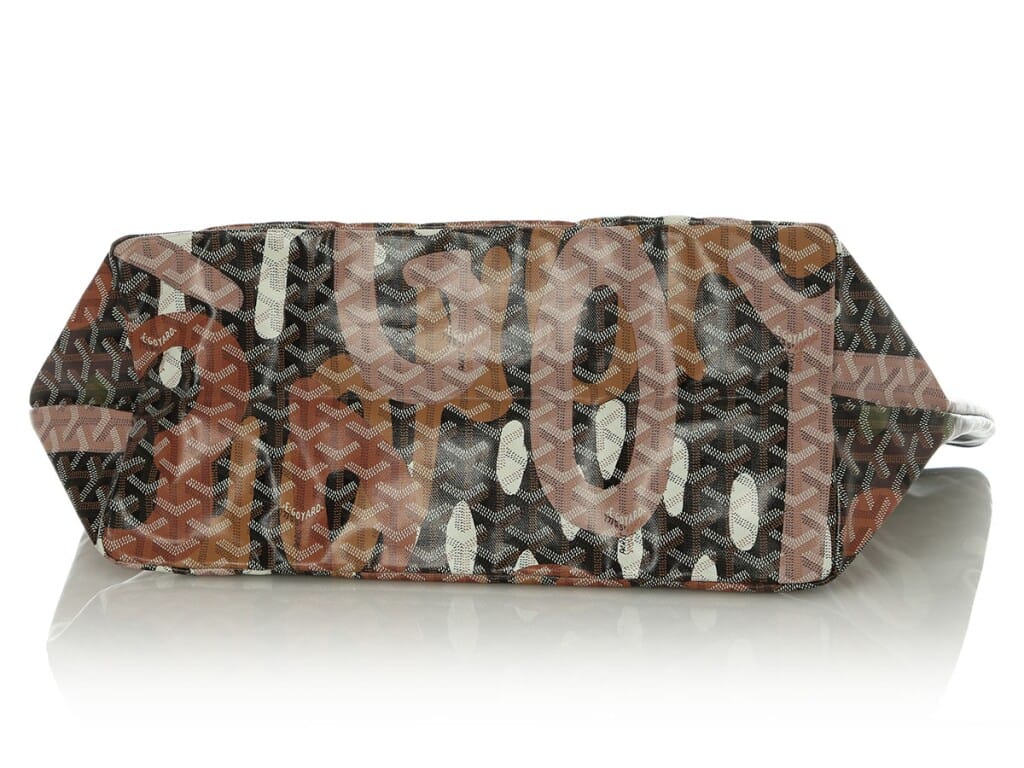 Pink Lettres Camouflage Goyardine Coated Canvas Saint Louis GM Tote, 2023
