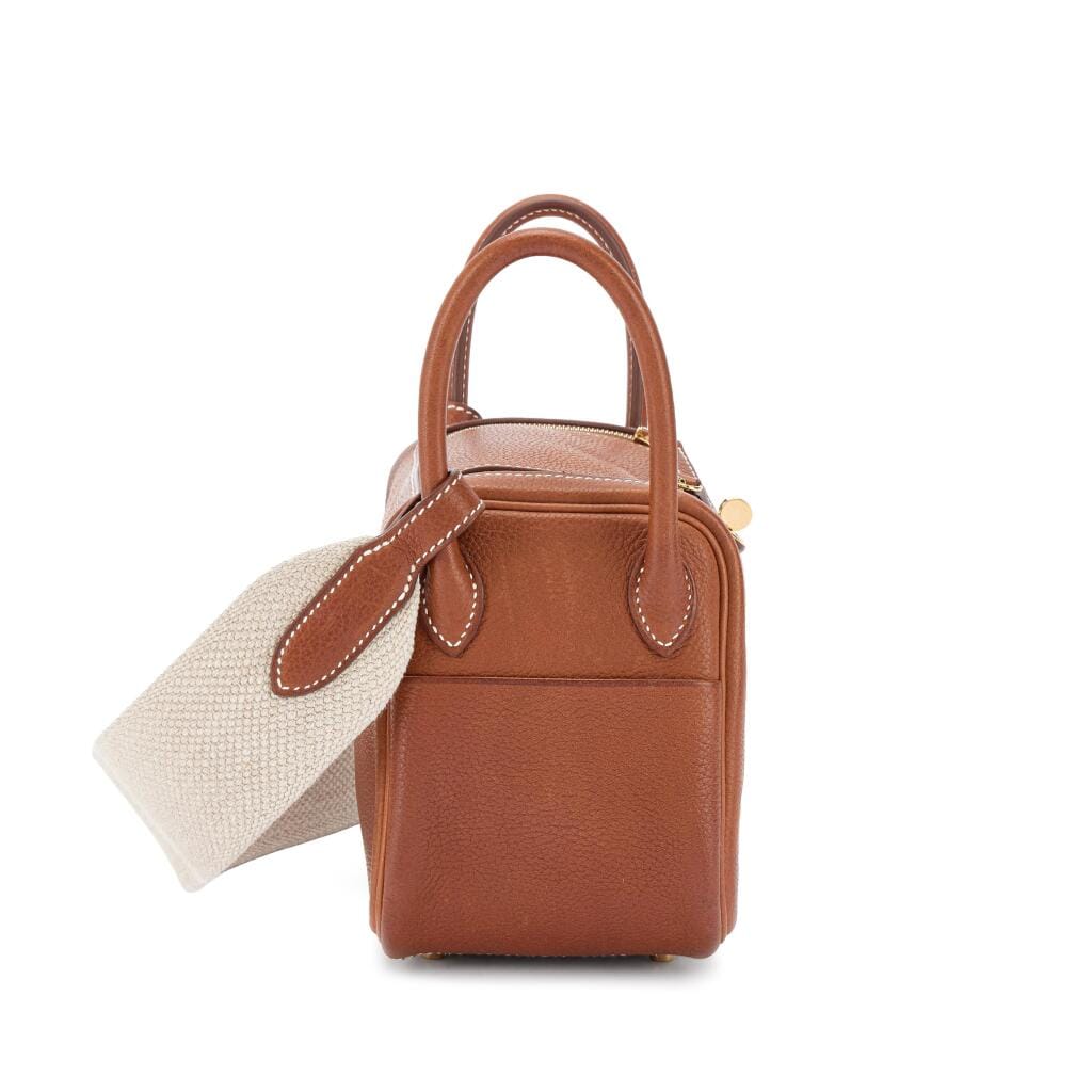 Fauve Barenia Faubourg Mini Lindy II Gold Hardware, 2025