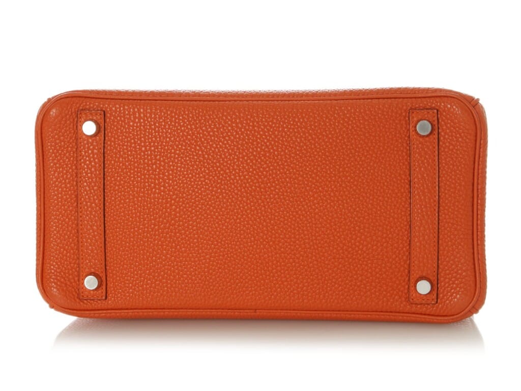 Orange Togo Birkin 30 Palladium Hardware, 2006
