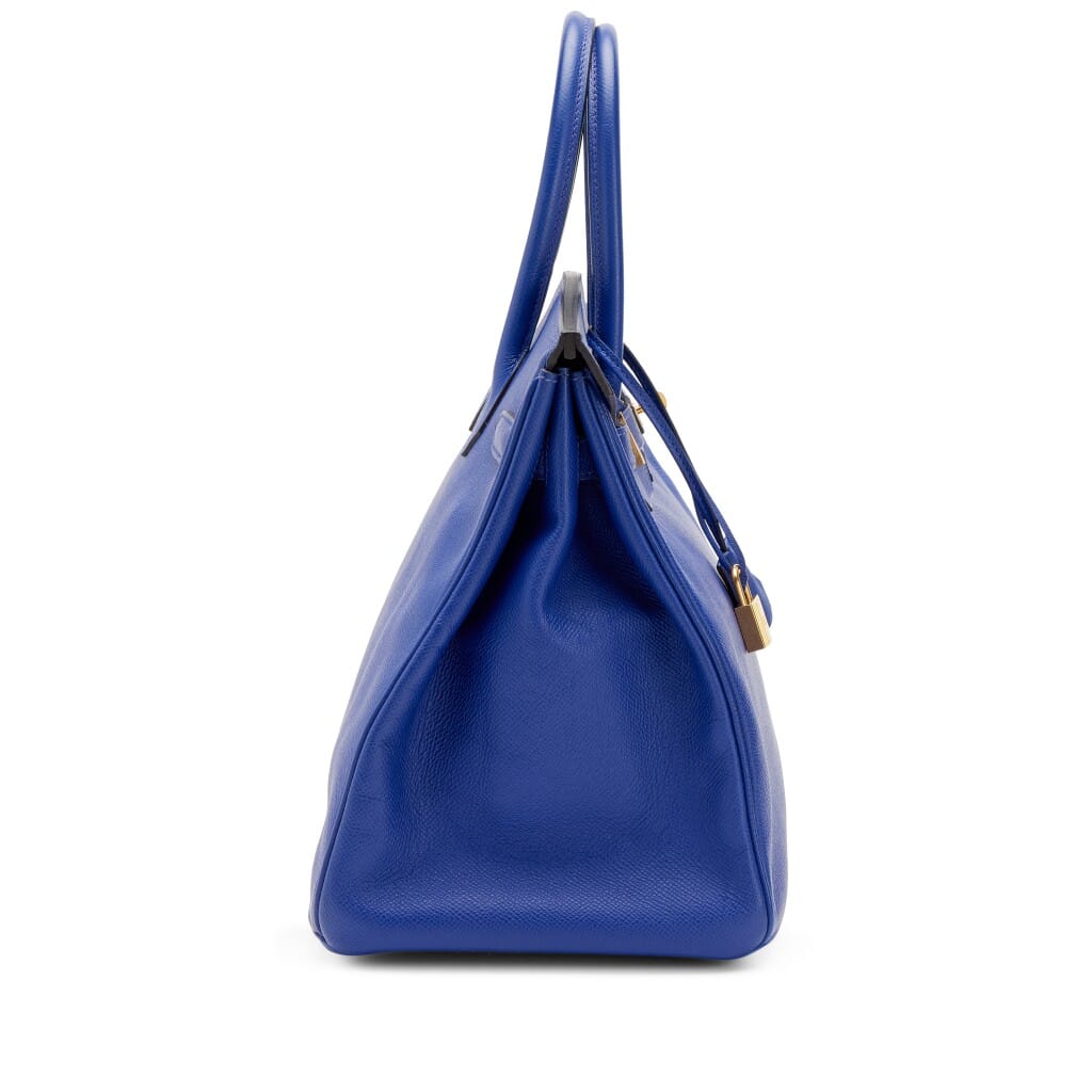 Bleu Electrique Epsom Birkin 35 Gold Hardware, 2007