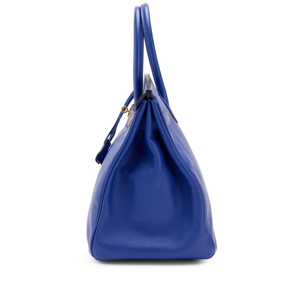 Bleu Electrique Epsom Birkin 35 Gold Hardware, 2007