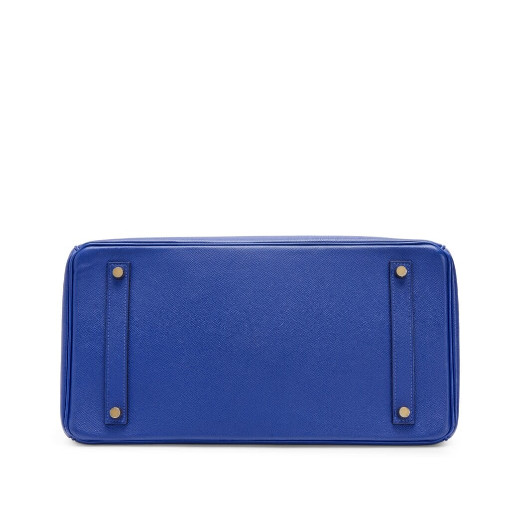 Bleu Electrique Epsom Birkin 35 Gold Hardware, 2007
