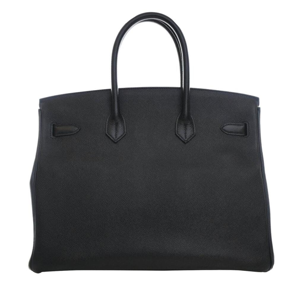 Black Epsom Birkin 35 Palladium Hardware, 2014