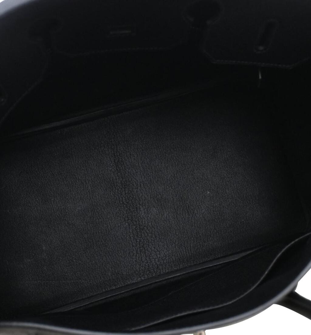 Black Epsom Birkin 35 Palladium Hardware, 2014