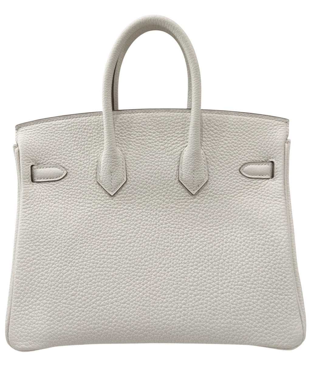 Mushroom Togo Birkin 25 Palladium Hardware, 2023