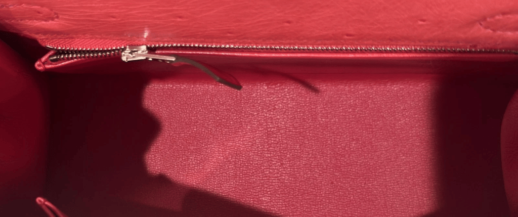 Bougainvillea Ostrich Sellier Kelly 25 Palladium Hardware, 2018