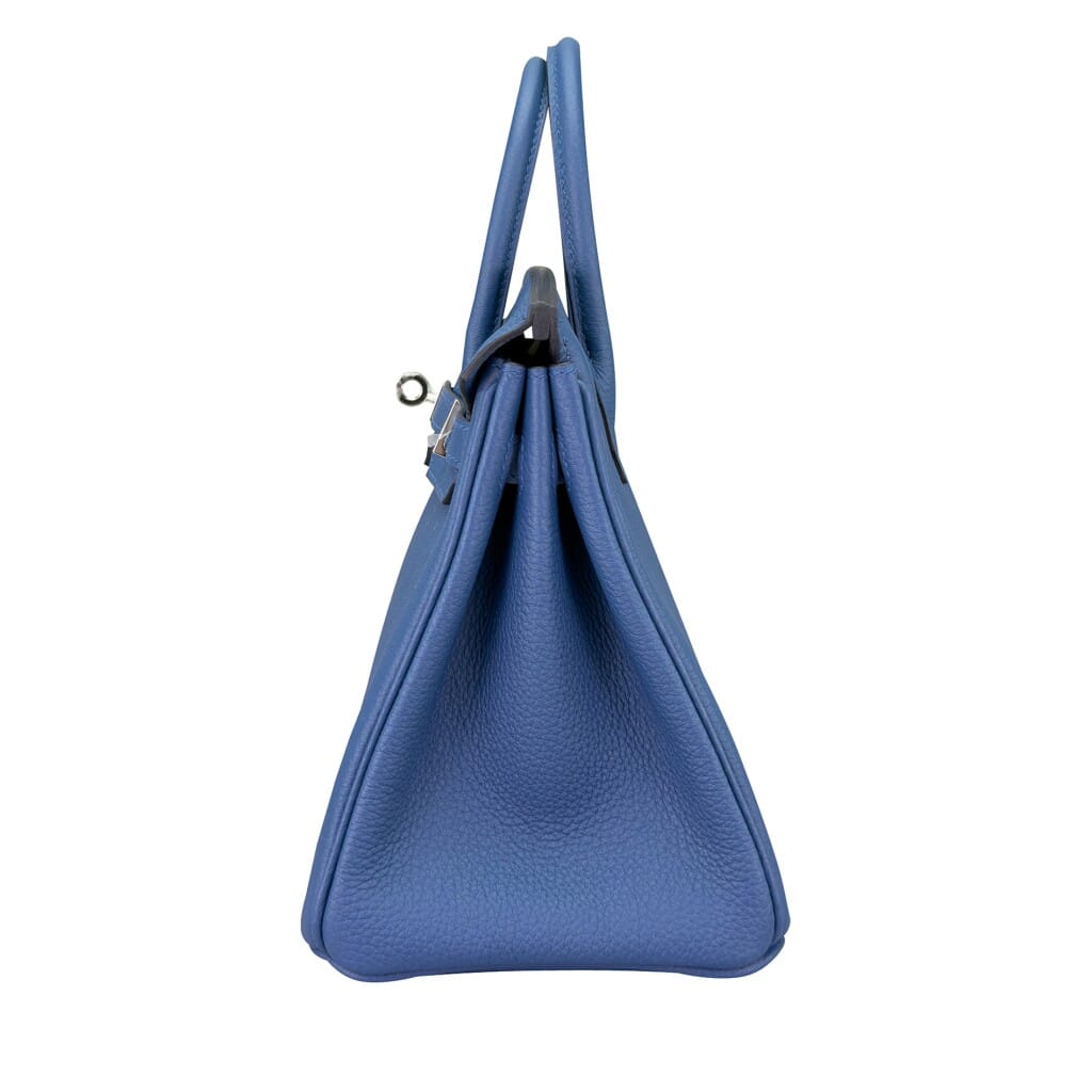 Bleu Tie Togo Birkin 25 Palladium Hardware, 2025