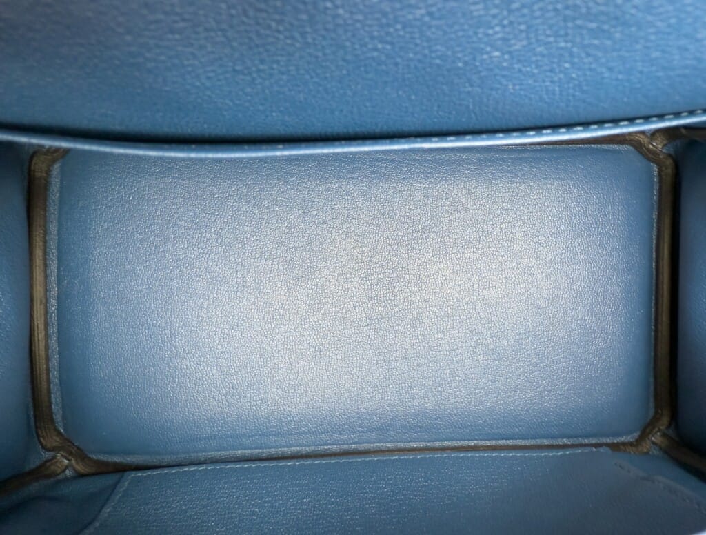 Bleu Tie Togo Birkin 25 Palladium Hardware, 2025