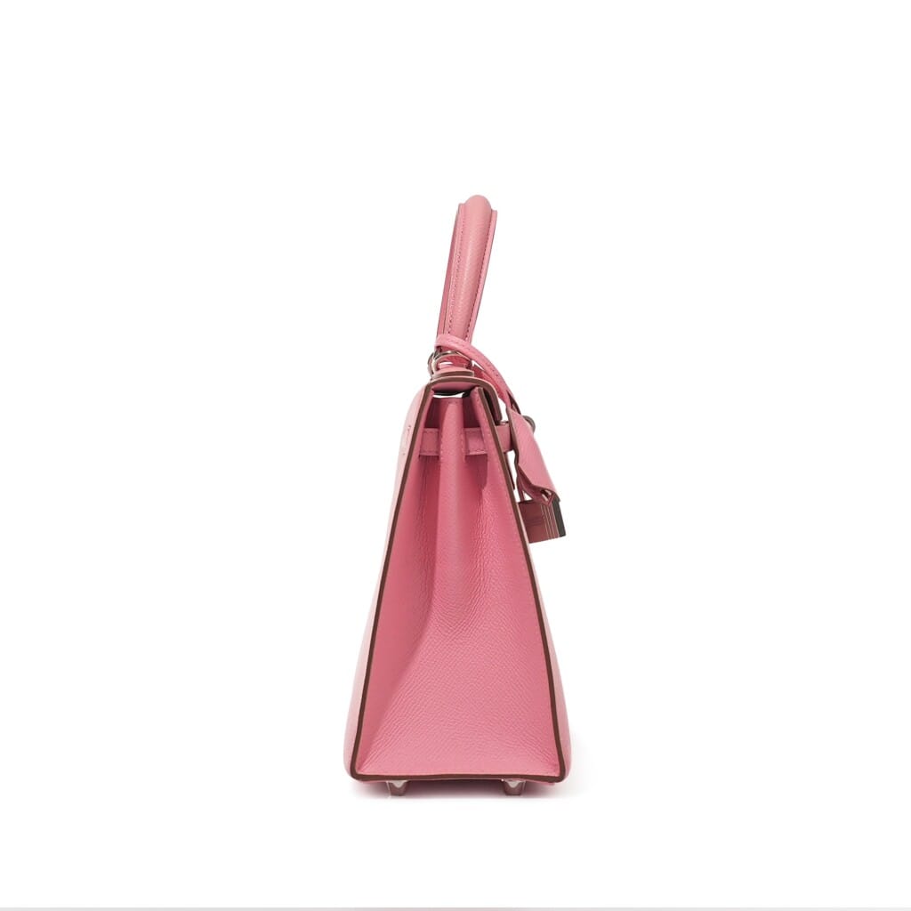 Rose Confetti Epsom Sellier Kelly 25 Palladium Hardware, 2025