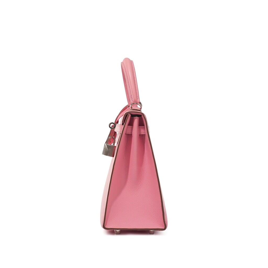 Rose Confetti Epsom Sellier Kelly 25 Palladium Hardware, 2025
