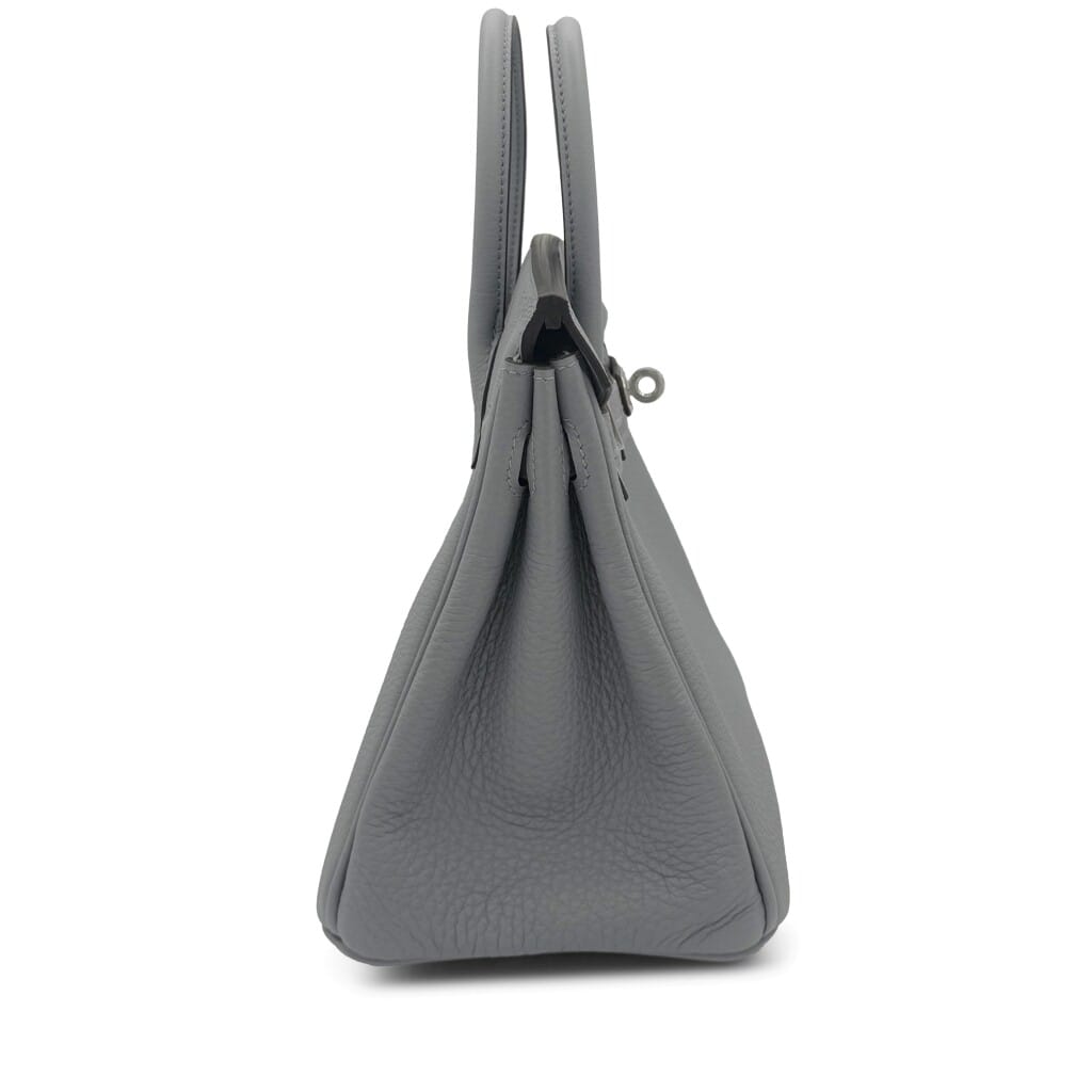 Gris Pantin Togo Birkin 25 Palladium Hardware, 2025