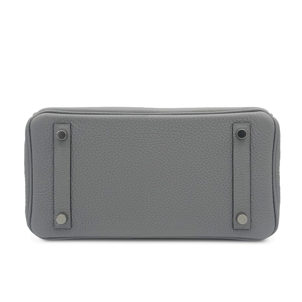Gris Pantin Togo Birkin 25 Palladium Hardware, 2025