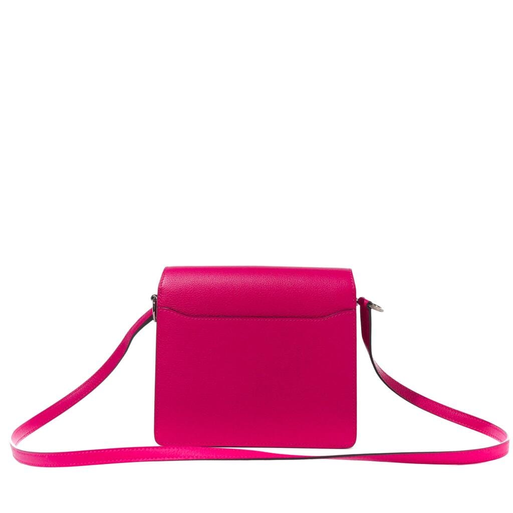 Rose Mexico Evercolor and Alligator Touch Mini Roulis 18 Palladium Hardware, 2020