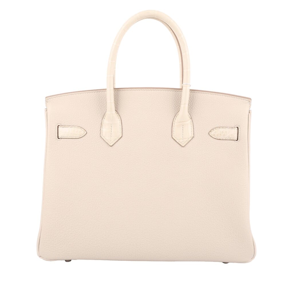 Beton Matte Alligator and Togo Touch Birkin 30 Palladium Hardware, 2023