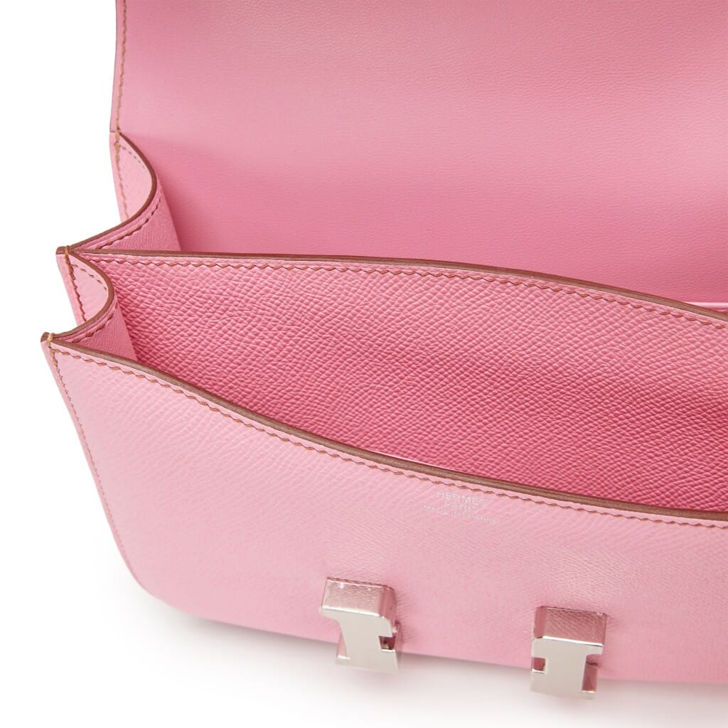 5P Bubblegum Pink Epsom Mini Constance 18 Palladium Hardware, 2021