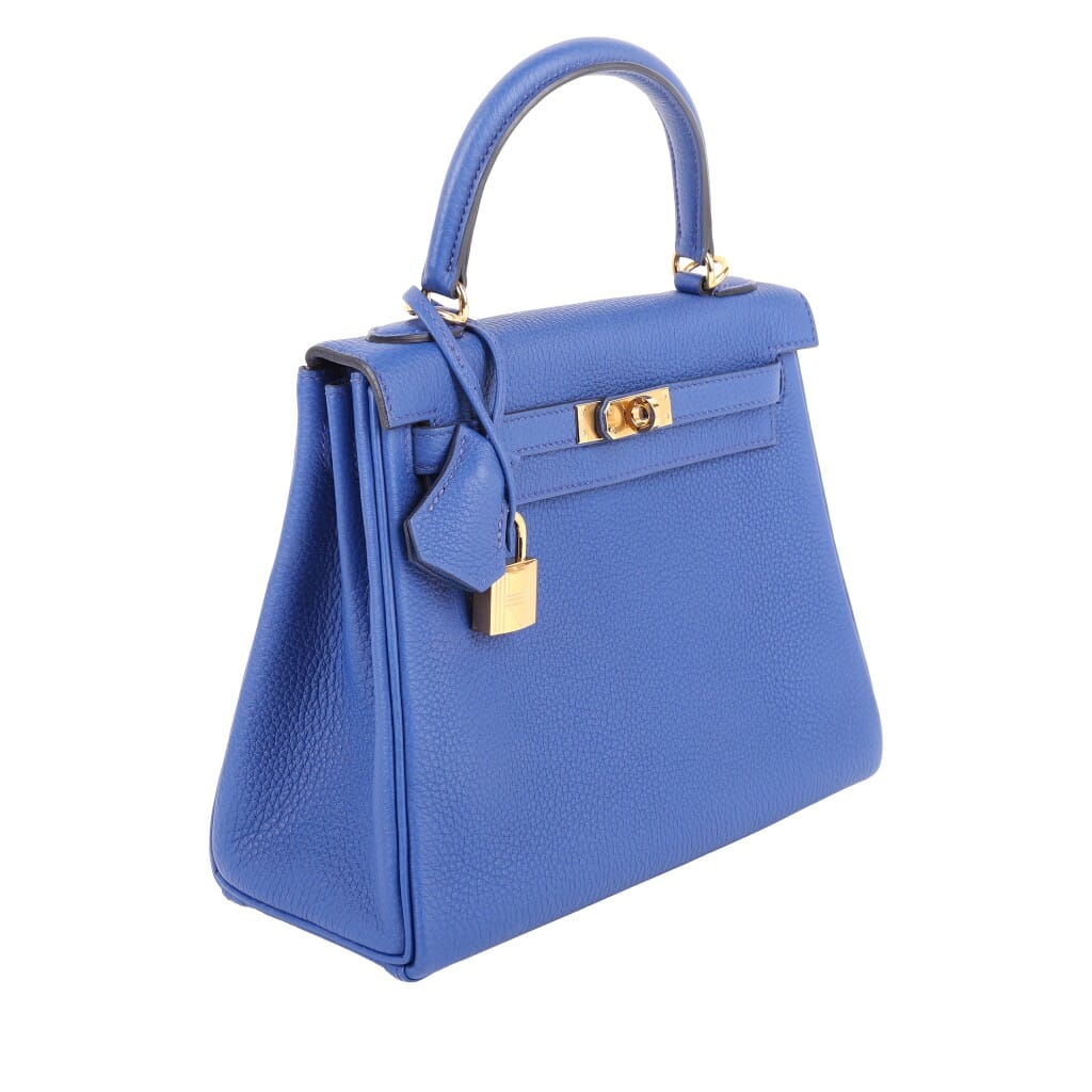 Bleu Royal Togo Retourne Kelly 25 Gold Hardware, 2022