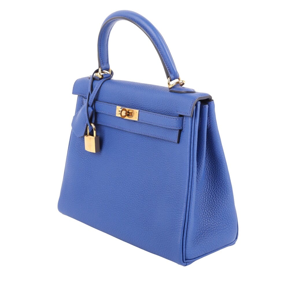 Bleu Royal Togo Retourne Kelly 25 Gold Hardware, 2022