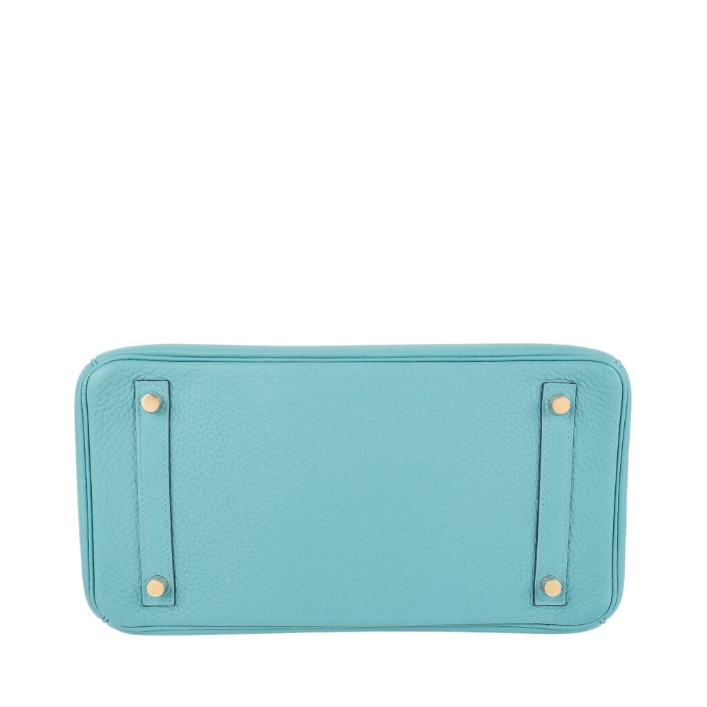 Bleu Saint Cyr Clemence Birkin 30 Gold Hardware, 2015
