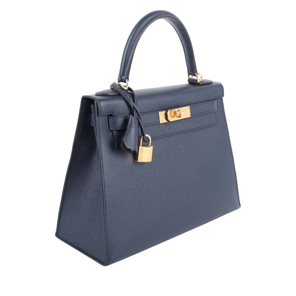 Bleu Indigo Epsom Sellier Kelly 28 Gold Hardware, 2022
