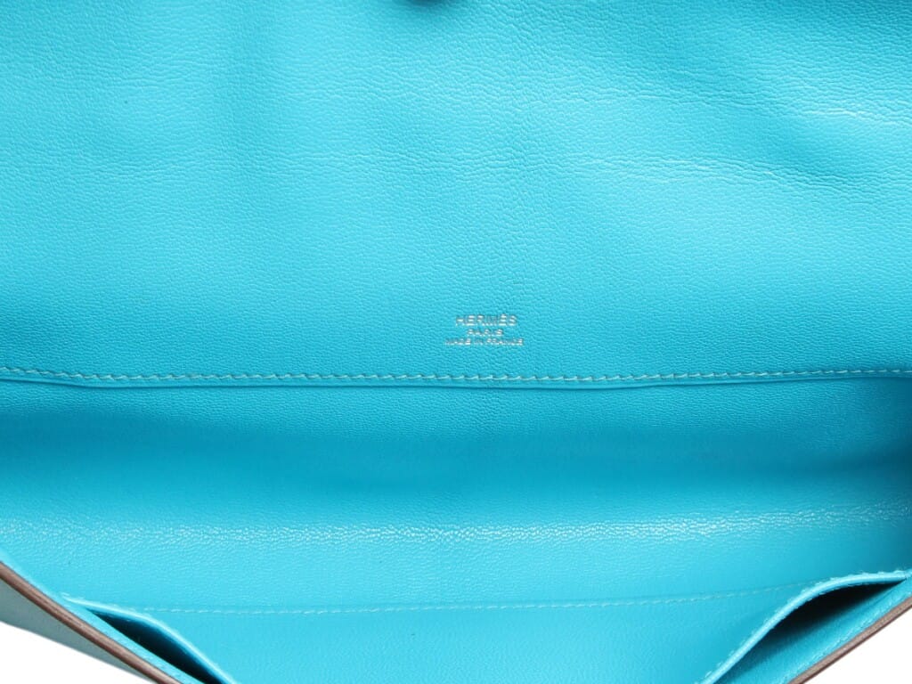 Bleu Azteque Chèvre Calcutta Kelly Cut Palladium Hardware, 2012