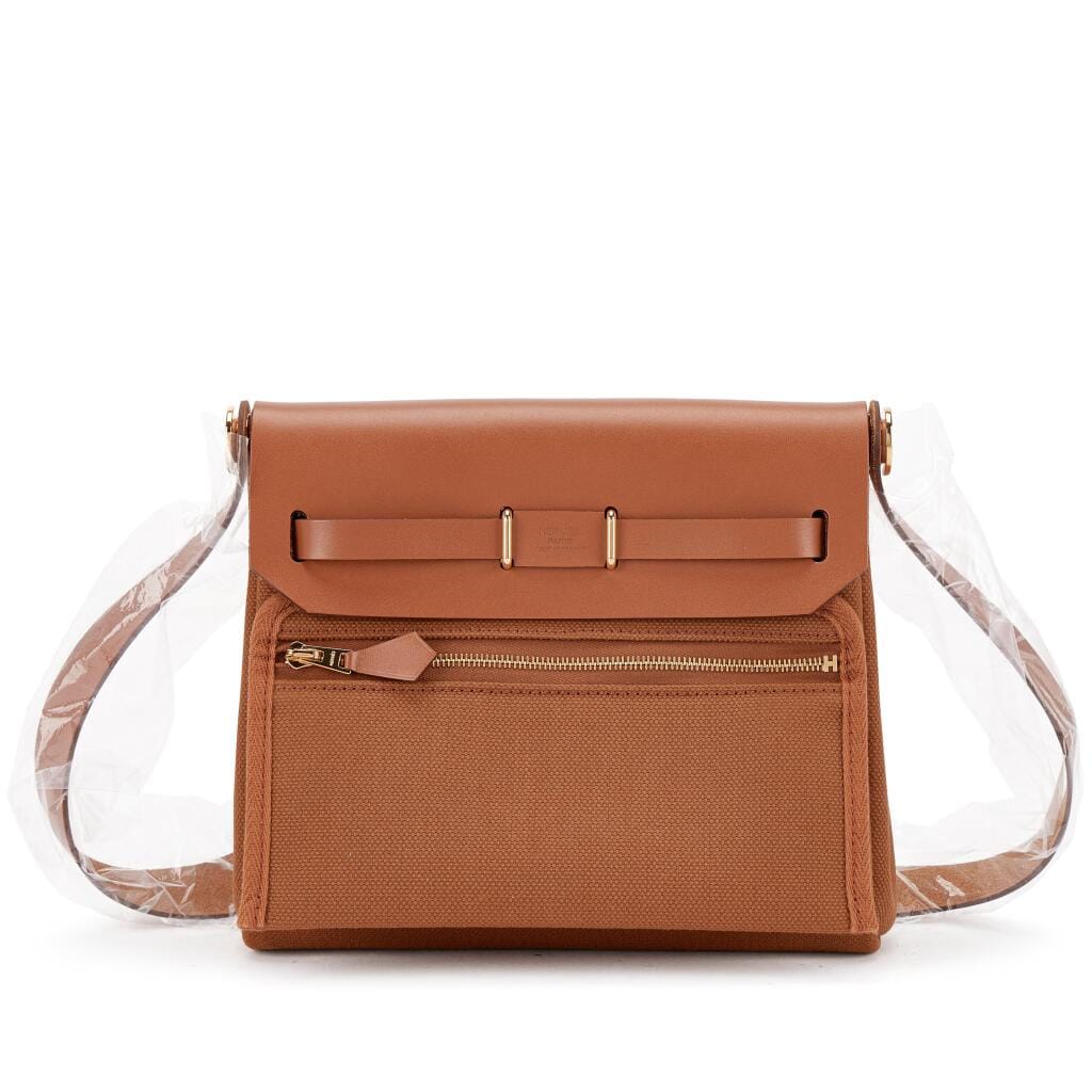 Gold Vache Hunter and Toile Mini Herbag Zip 20 Gold Hardware, 2026