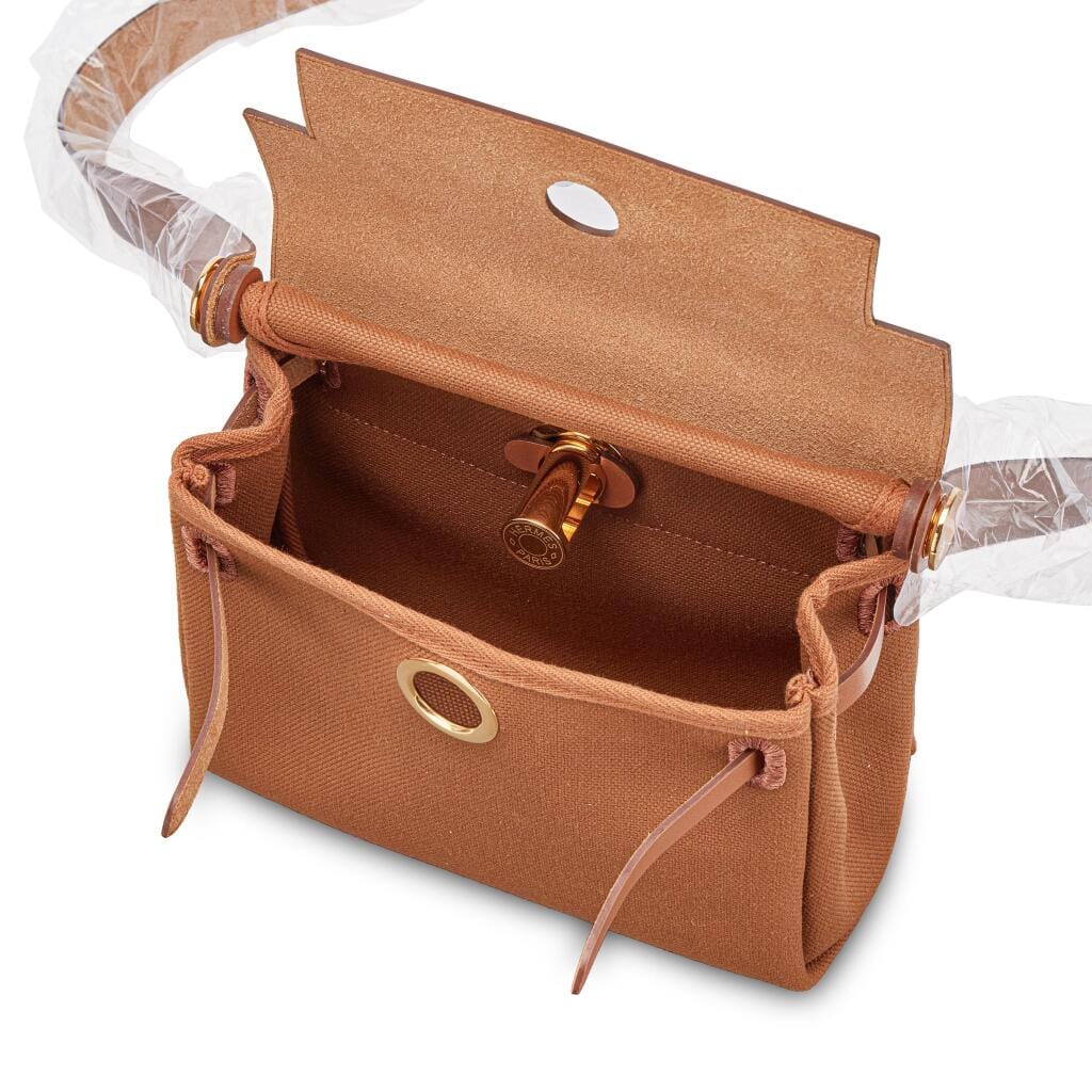 Gold Vache Hunter and Toile Mini Herbag Zip 20 Gold Hardware, 2026