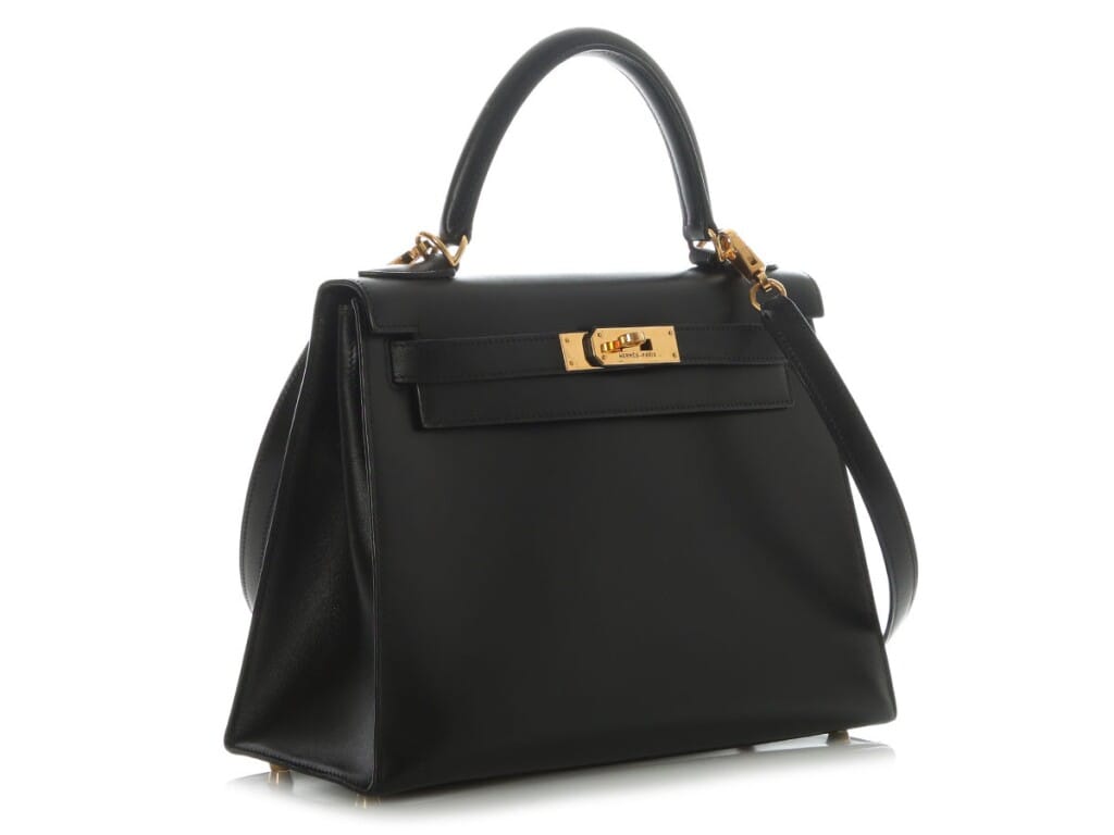 Black Box Calf Sellier Kelly 28 Gold Hardware, 2003