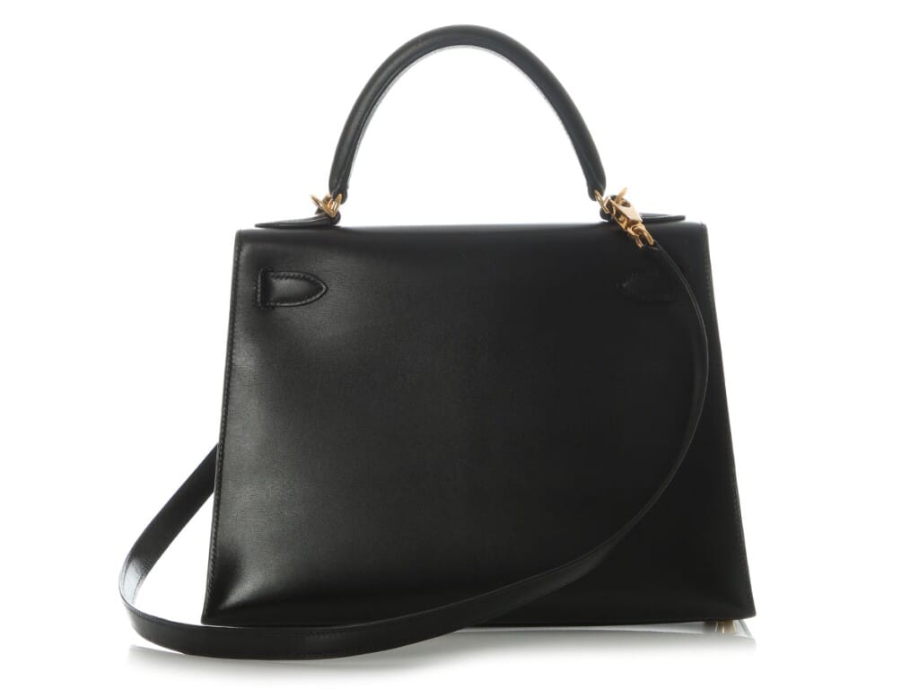 Black Box Calf Sellier Kelly 28 Gold Hardware, 2003
