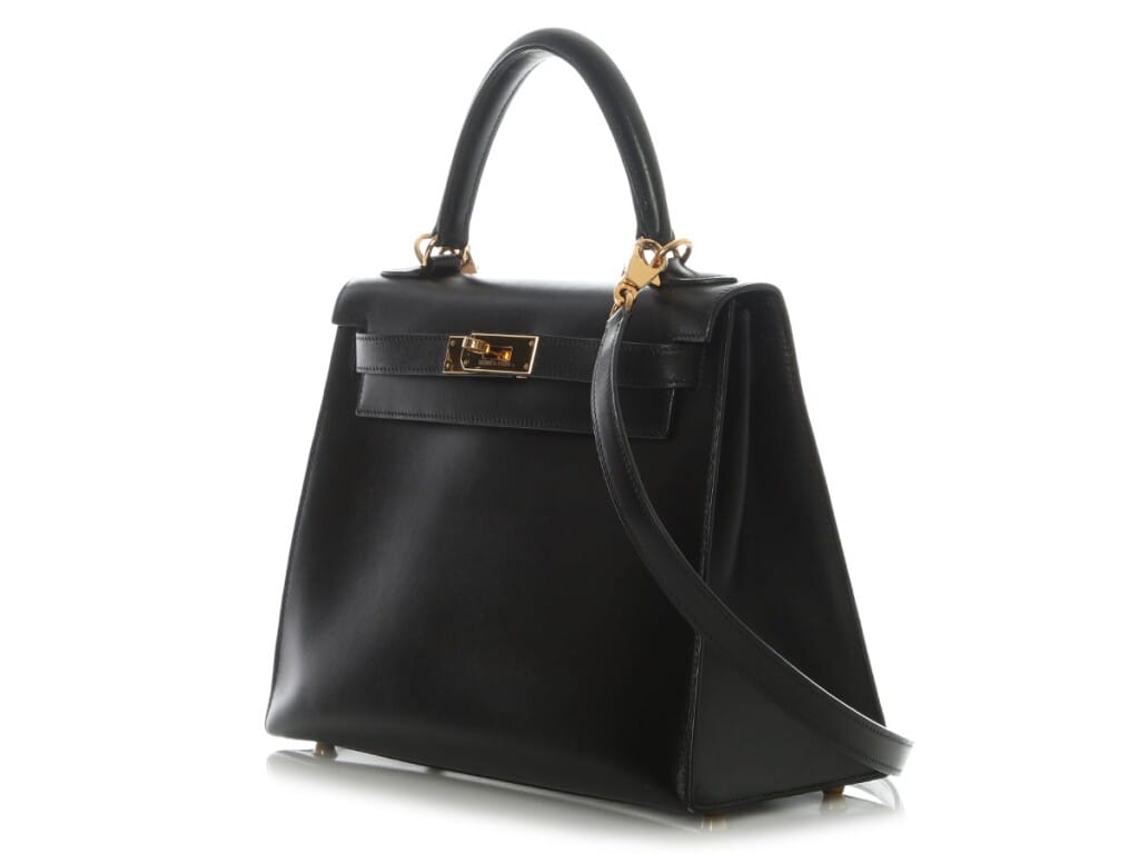 Black Box Calf Sellier Kelly 28 Gold Hardware, 2003