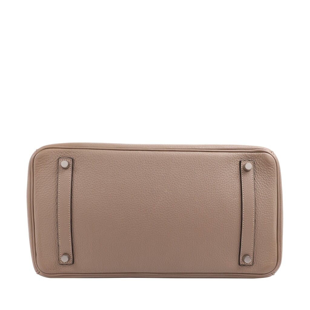 Gris Tourterelle Togo Birkin 35 Palladium Hardware, 2008