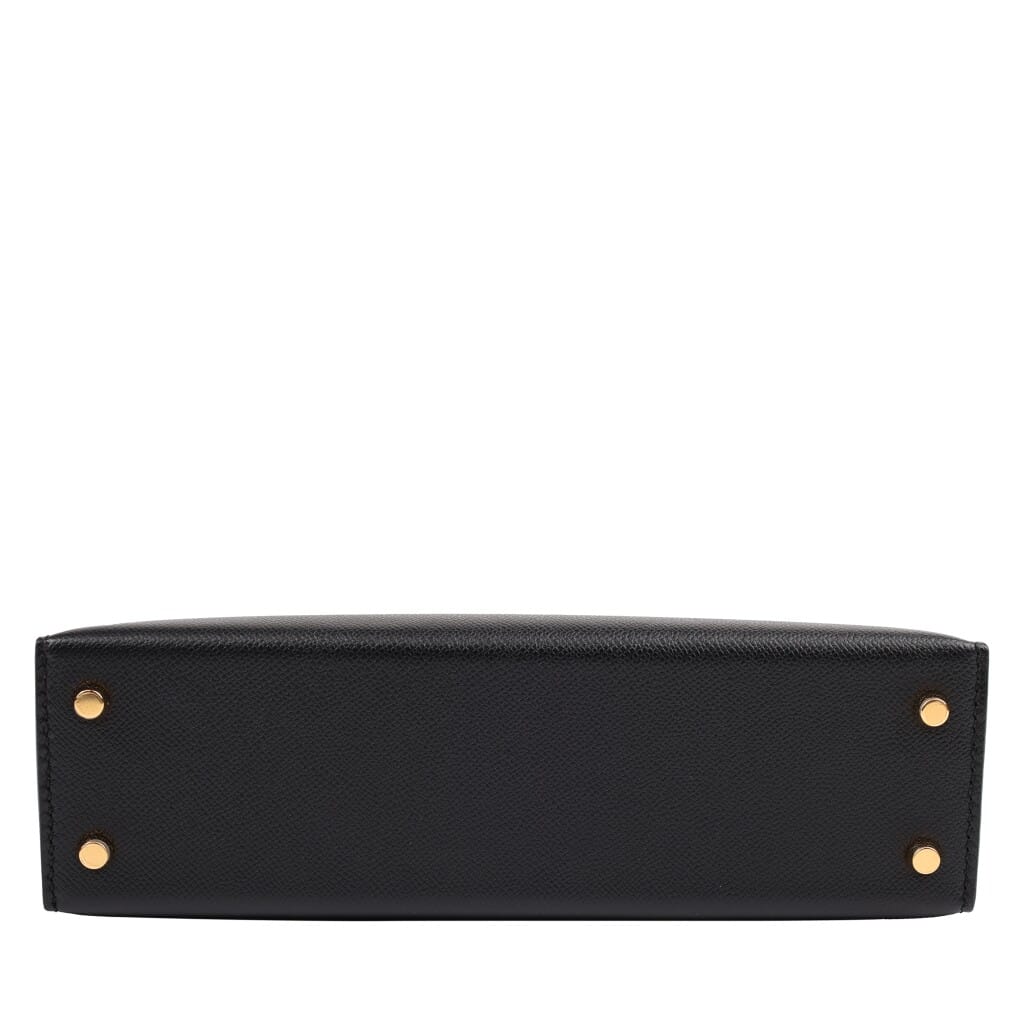 Black Madame and Lizard Touch Mini Kelly 20 II Gold Hardware, 2024